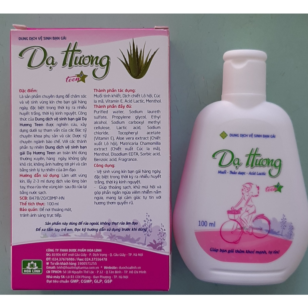 Dung dịch vệ sinh - Dạ Hương Teen 100ml
