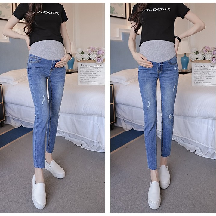 Quần bầu công sở jean cao cấp