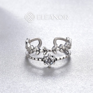 Nhẫn Bạc Eleanor Đúp Mắt Xích Cá Tính - SP000593