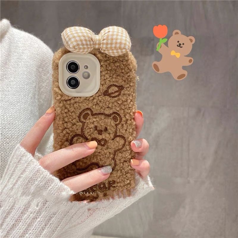 Ốp Điện Thoại Mềm Hình Gấu Bay Cho iPhone 14 11 12 13 Pro Max 6 7 8 Plus XR XS Max