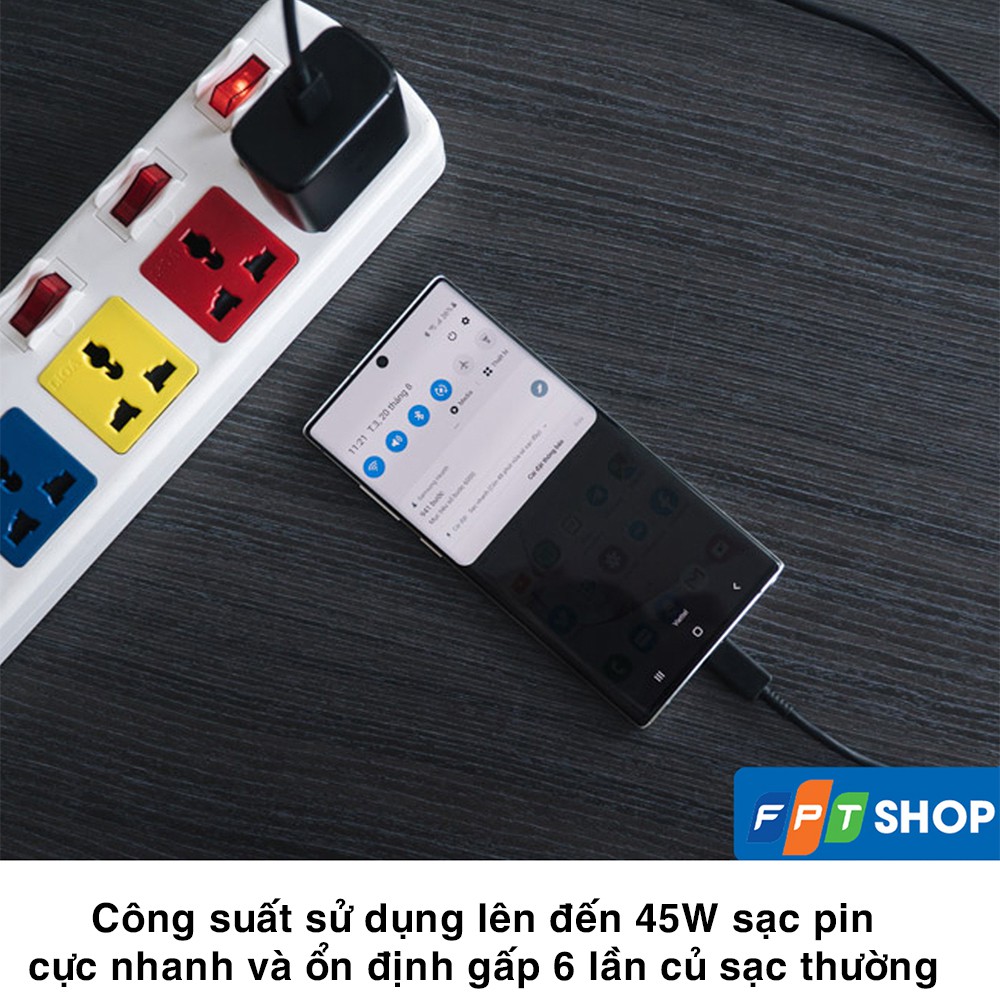 Củ sạc siêu nhanh 45W cổng Type C chính hãng Samsung Super Fast Charger – Củ sạc nhanh Samsung