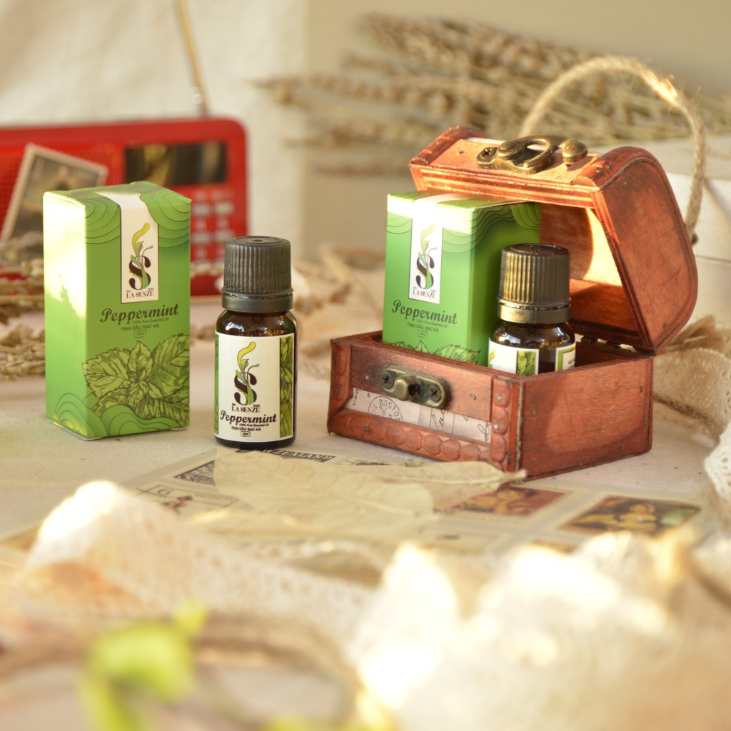 Tinh dầu Bạc Hà (Peppermint) Khử Mùi Hiệu Quả - 100% Natural (Hàng Thật Không Pha)