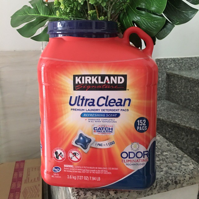 Viên Giặt Quần Áo KIRKLAND ULTRA CLEAN 152 viên