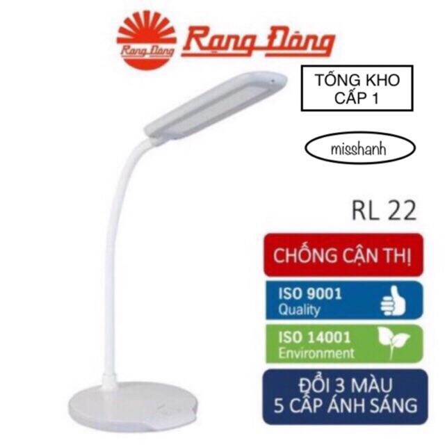 ĐÈN BÀN CHỐNG CẬN RẠNG ĐÔNG LED 22