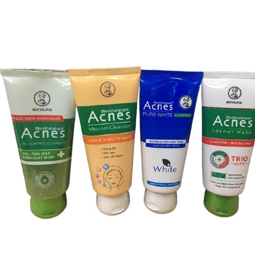 *Sữa rửa mặt Acnes 100g- đủ mẫu.