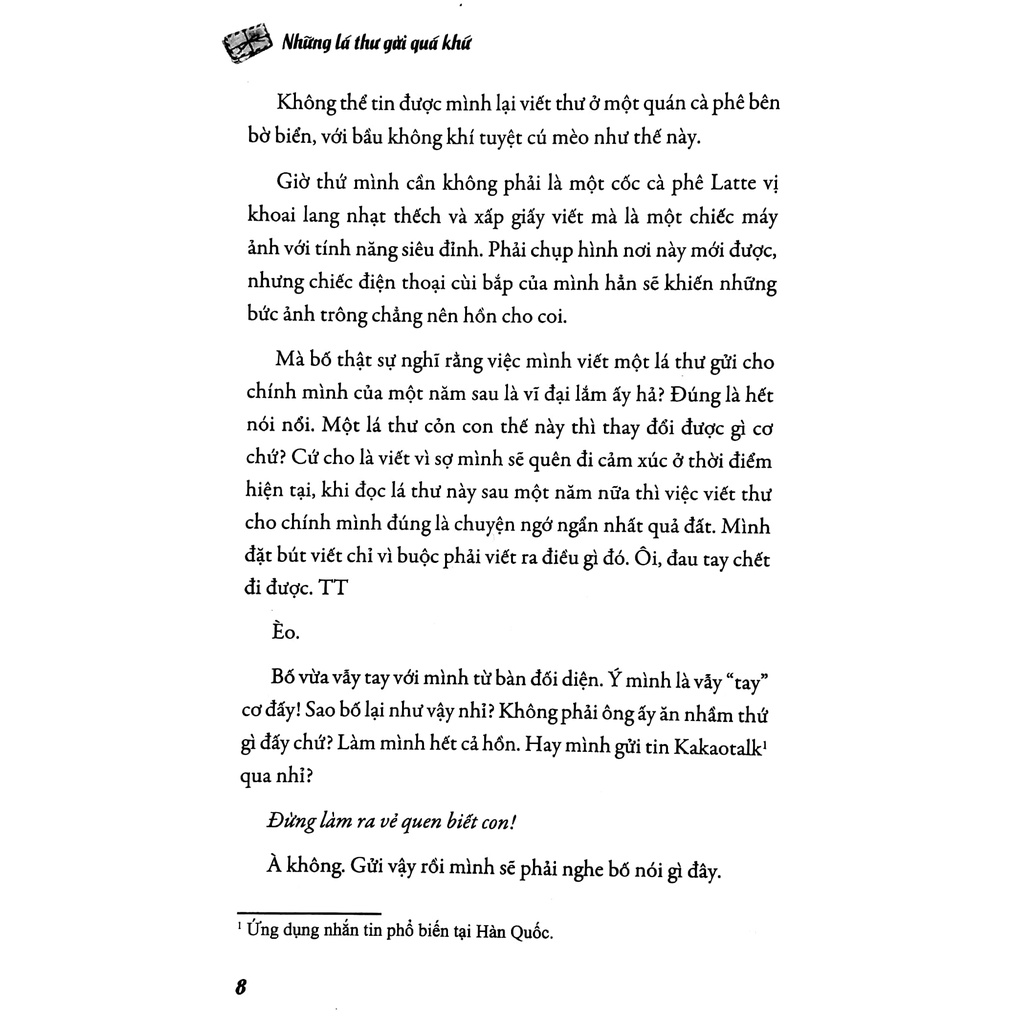 Sách Những Lá Thư Gửi Quá Khứ