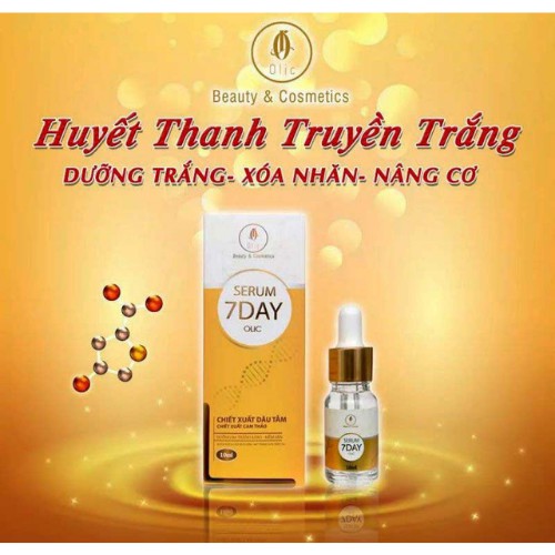 [Chính Hãng] Serum Huyết Thanh Truyền Trắng 7 Day Olic - Serum 7 Day Olic