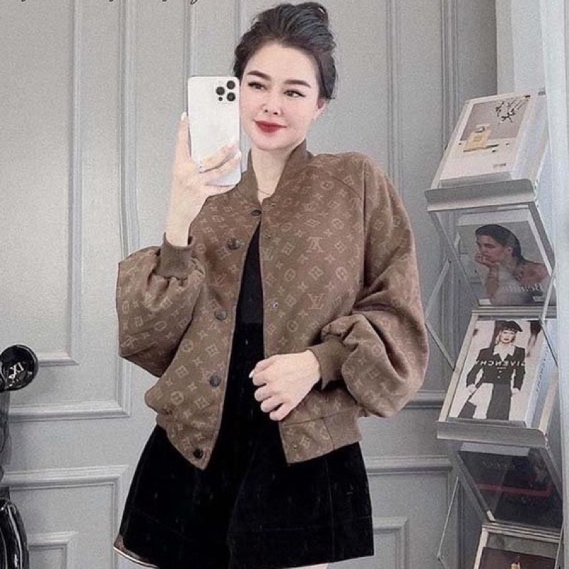 Áo khoác bomber LV thời trang