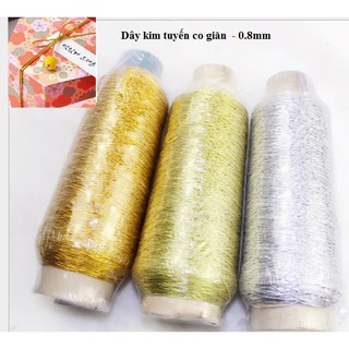 1 cuộn chỉ kim tuyến 0.6 và 0.8mm