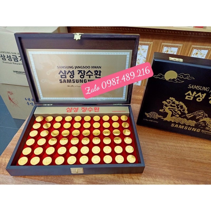 AN CUNG NGƯU HOÀN 60 VIÊN HỘP GỖ ĐEN 60 VIÊN( hàng chuẩn %) | BigBuy360 - bigbuy360.vn