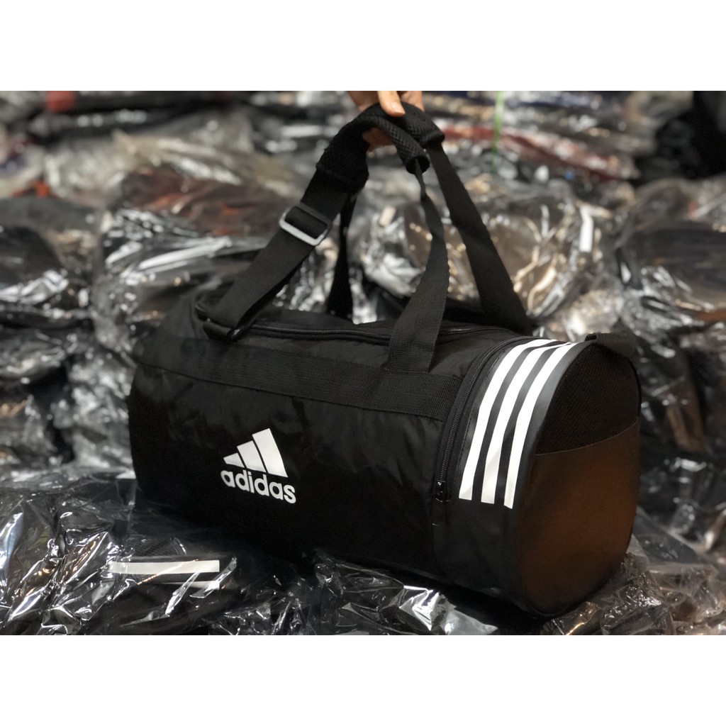 Túi thể thao [ HÀNG XUẤT XỊN ] Túi Thể Thao Convertible 3-Stripes Duffel Bag Small - Chất vải CHỐNG NƯỚC cực tốt