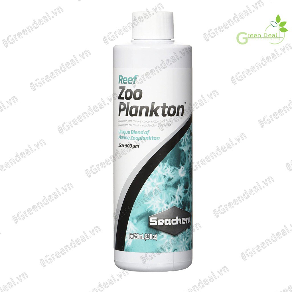 SEACHEM - Reef Zooplankton (Chai 250 ml) | Thức ăn tổng hợp các loại thực vật phù du cho san hô trong hồ cá biển