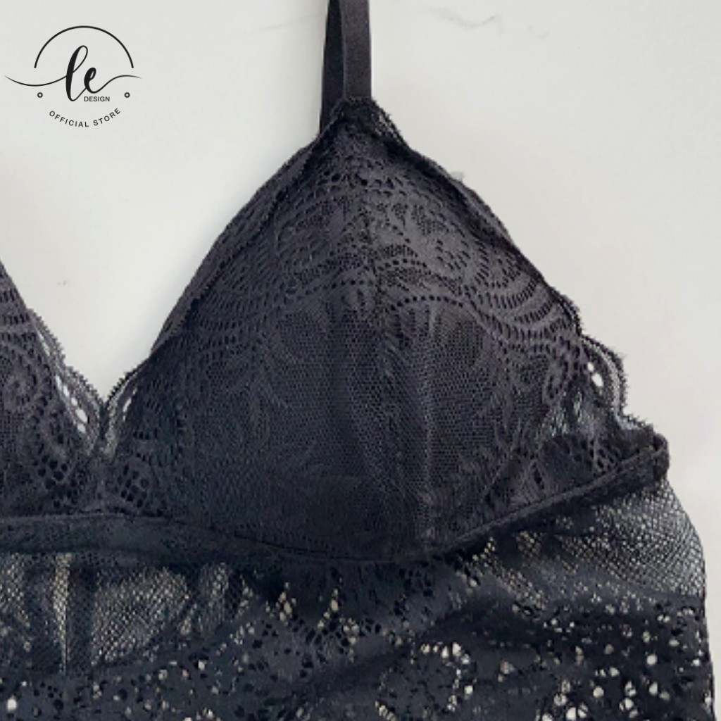 Áo Quây Ngực Có Mút LE.DESIGN Thiết Kế Áo Lót Không Dây Chất Liệu Ren Mềm Mại Có Lót Đệm Mút Thấm Hút Mồ Hôi | BigBuy360 - bigbuy360.vn