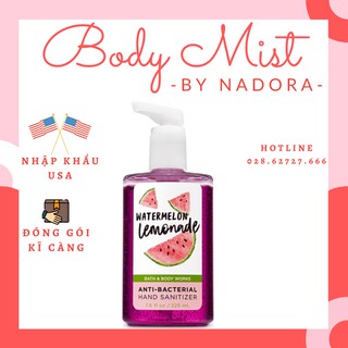 Nước Rửa Tay Khô Bath And Body Works - Watermelon Lemonade Hand Gel (255ml)