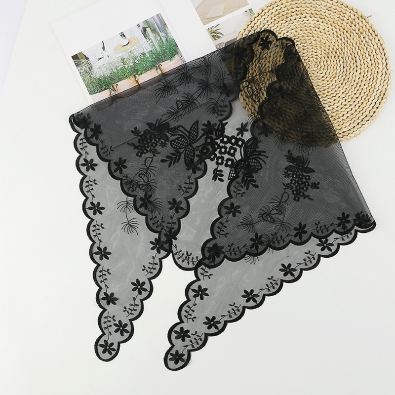 Khăn Trùm Đầu Họa Tiết Ren Hoa Thời Trang Mùa Hè Cho Nữ