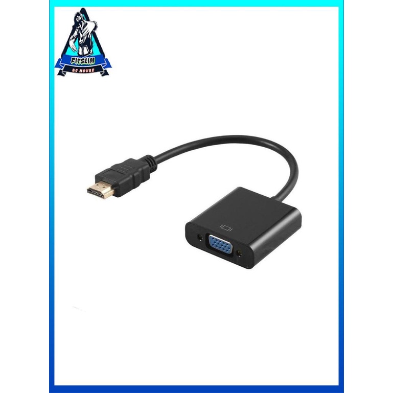 Cáp chuyển đổi Cổng hiển thị mini HDMI sang VGA Cáp tương thích HDMI màu đen [8/10]