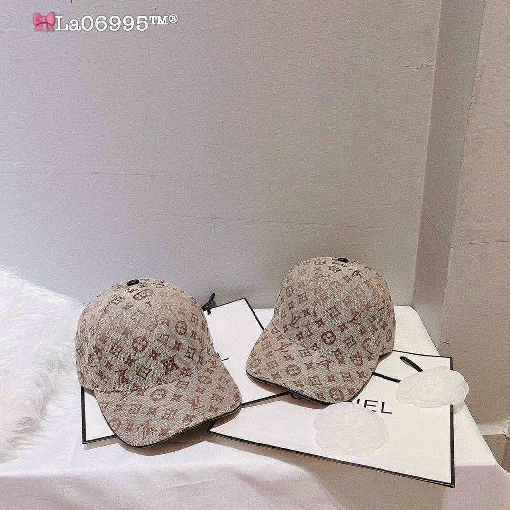 (Hàng VNXK) Nón kết nam, mũ lưỡi trai nam nữ LV HAI LỚP vải Kaki dày chuẩn thời trang (Ảnh thật)
