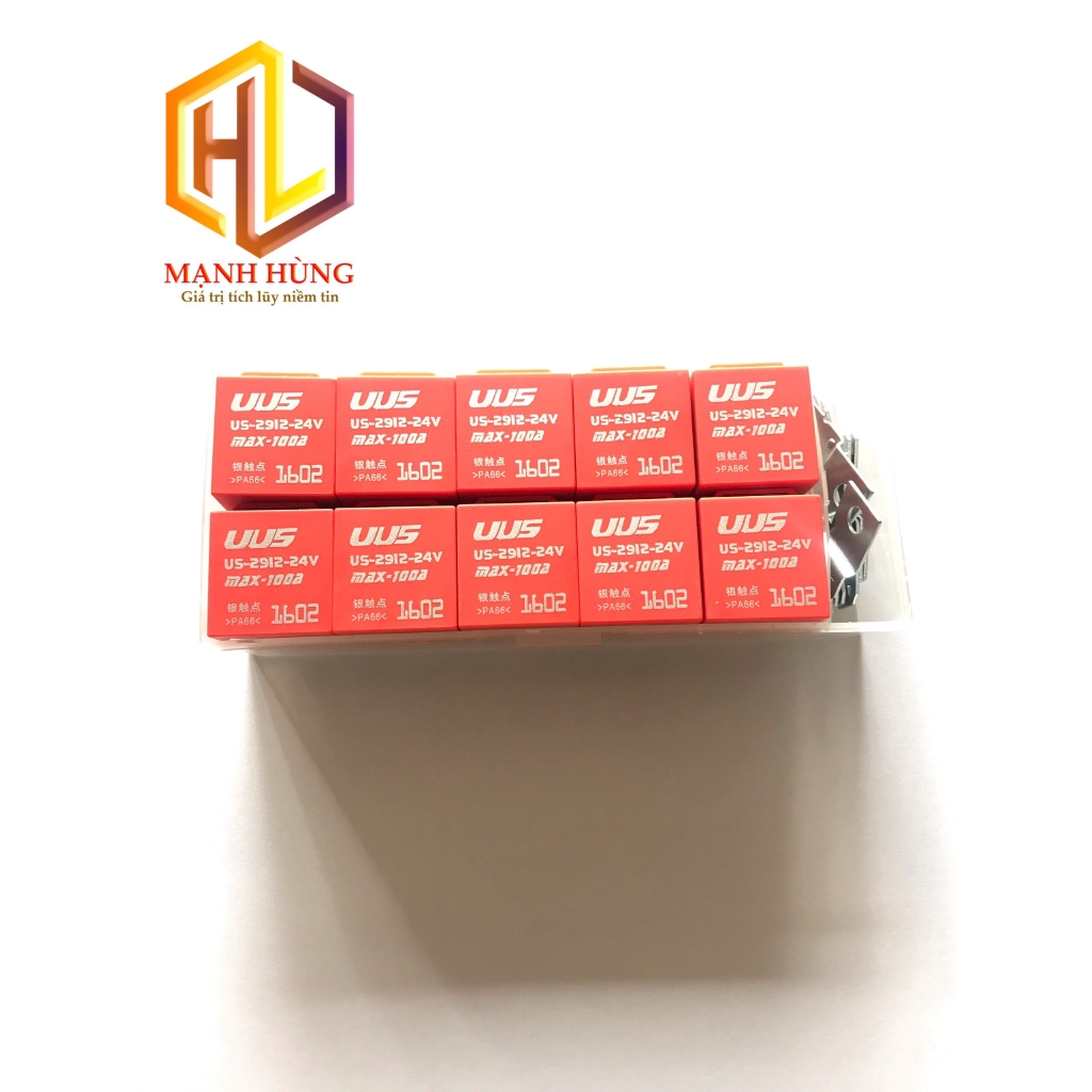 ComBo  Rơ Le 4 Chân 12V-24V - 100A giá 1 cái