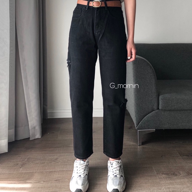 Quần jeans đen QJJ9082