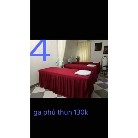 Ga thun phủ spa, y tế, nối mi, thẩm mỹ viện- chất liệu thun lạnh | BigBuy360 - bigbuy360.vn