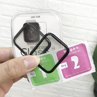 Kính Cường Lực 3D Bảo Vệ Màn Hình Đồng Hồ Apple Watch (Full Box) 38mm 42mm 40mm 44mm Series 6 SE 5 4 3 2 1