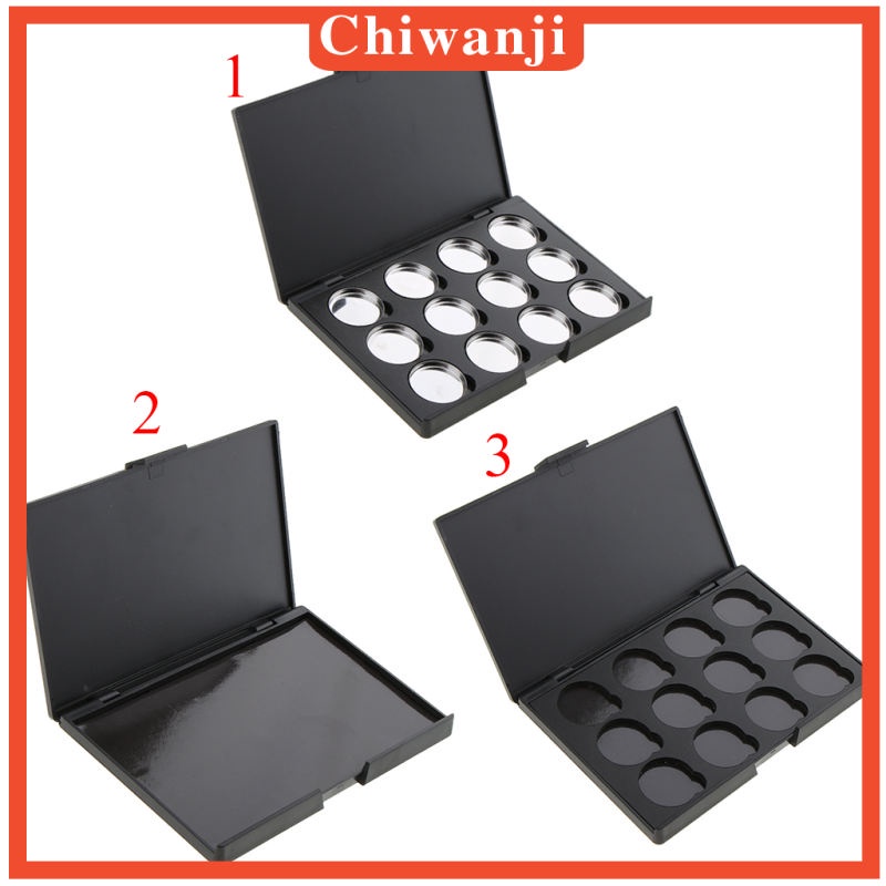 Hộp đựng phấn mắt rỗng từ tính kèm 12 khay tiện dụng