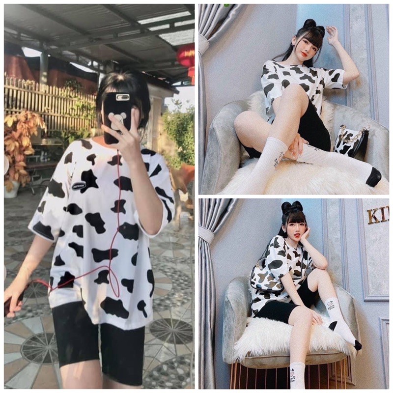 [Rẻ nhất shopee] Các Mẫu Bò Sữa Hot Hit. áo bò sữa tay lỡ dáng dài, dáng crt, bộ bò sữa,quần bò sữa ulzzang.Donnafashion