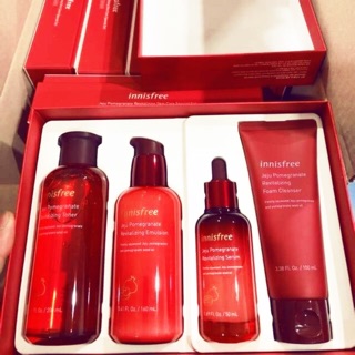 Bộ sản phẩm dưỡng da lựu đỏ Innisfree