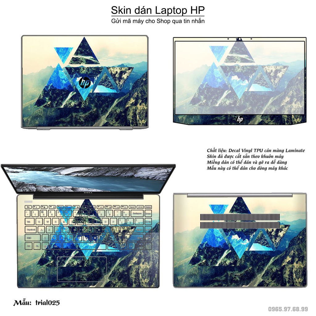 Skin dán Laptop HP in hình Đa giác _nhiều mẫu 5 (inbox mã máy cho Shop)