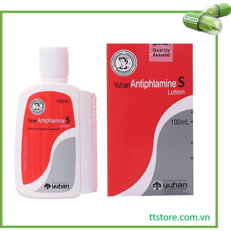 Dầu nóng Hàn Quốc Yuhan Antiphlamine S Lotion (Chai 100ml) - Dầu xoa bóp, Antiplamine, Antiplamine