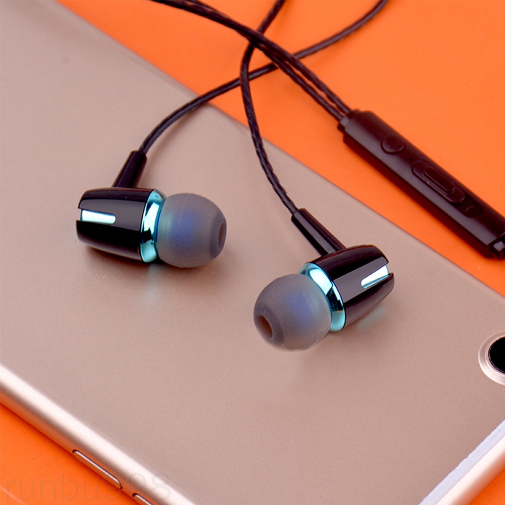 Tai nghe nhét tai có dây jack 3.5mm kèm mic cho điện thoại