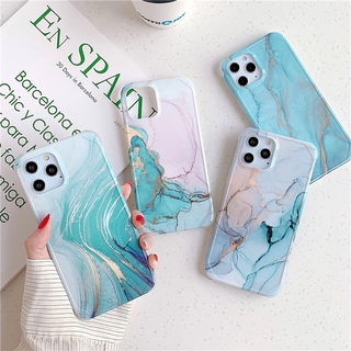 Ốp Lưng Tpu Mềm Chống Sốc Họa Tiết Cẩm Thạch Cho Iphone 12 Pro 12 Mini X Xs 11 Pro Max Xr 7 8 Plus Se 2020