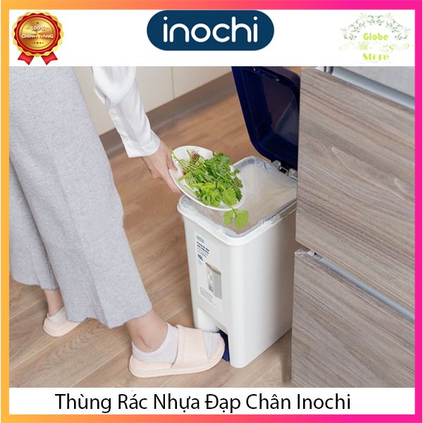 [4 Size] Thùng Rác Nhựa Đạp Chân Inochi Thùng Đựng Rác Gia Đình, Văn Phòng Tiện Ích 10L 15L 20L 30L