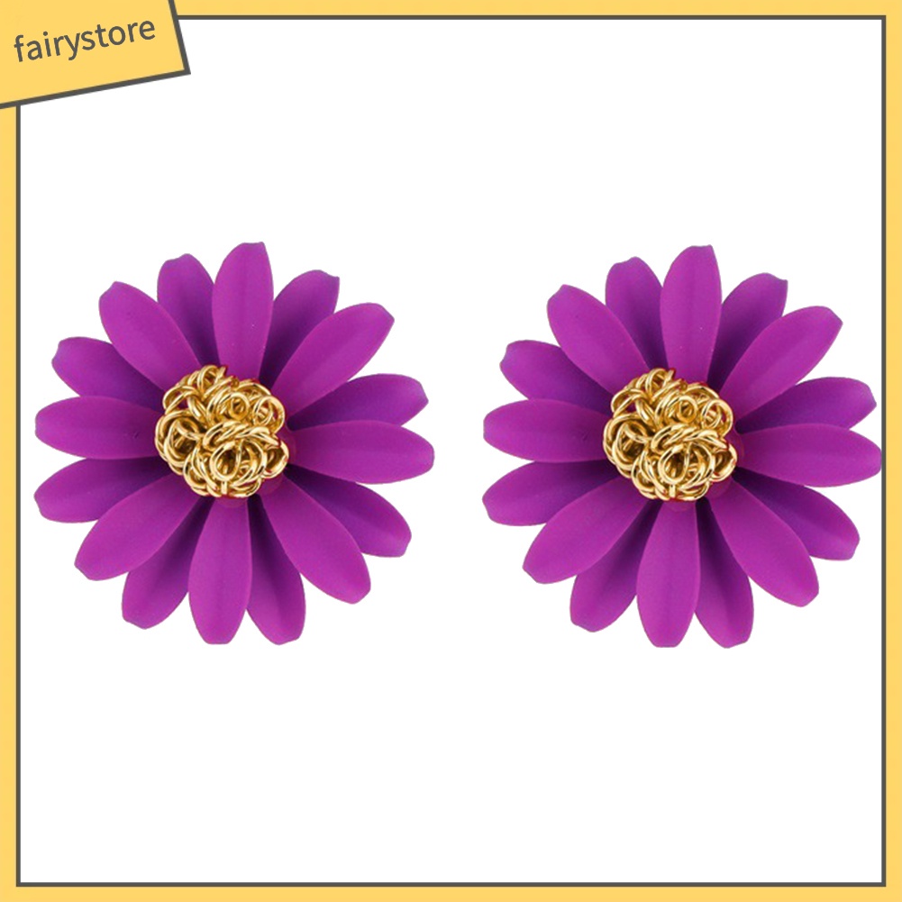 Khuyên tai nữ hình bông hoa thời trang