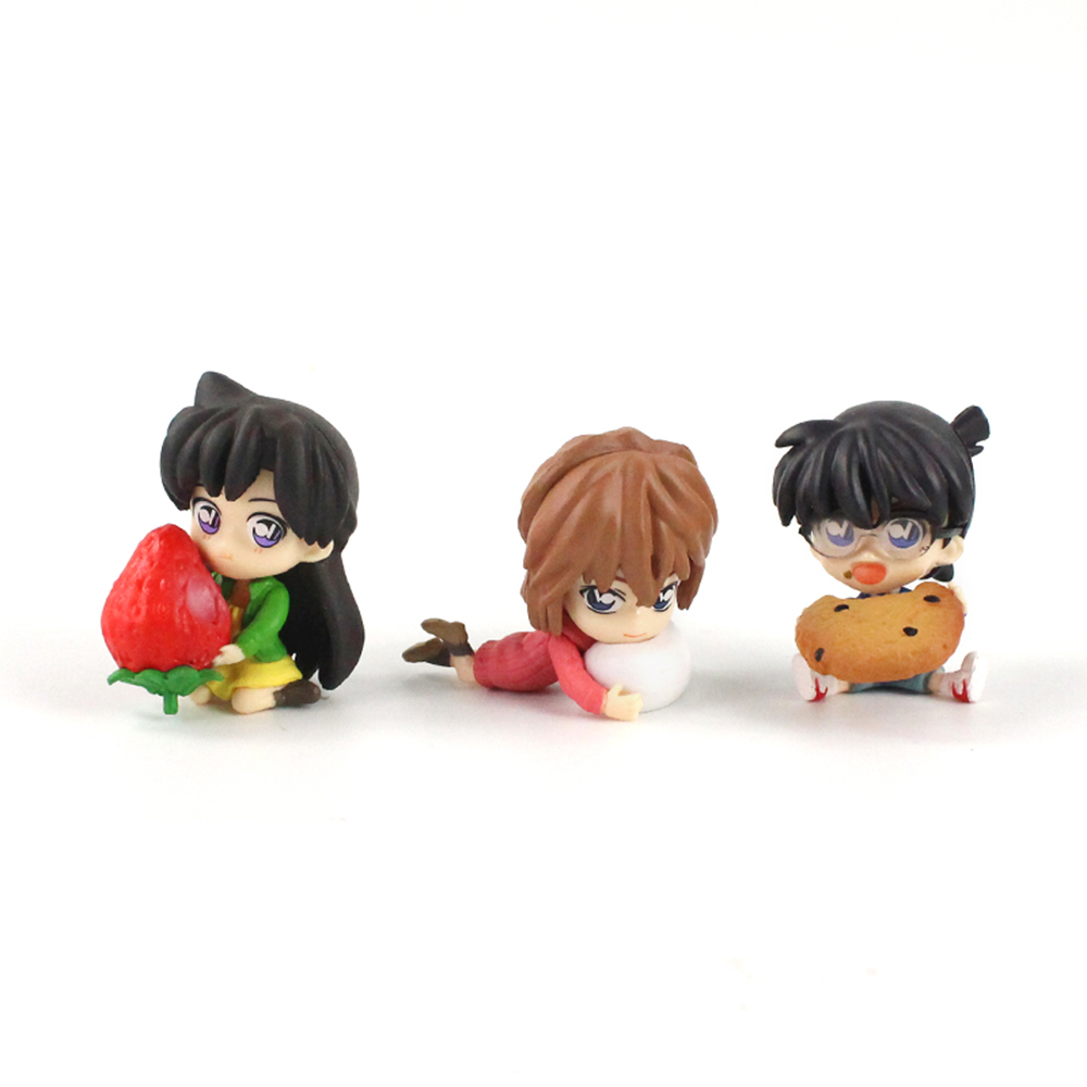 Set 8 Mô Hình Đồ Chơi Nhân Vật Trong Phim Hoạt Hình Akai Shuuichi Heiji Hattori Conan 5cm