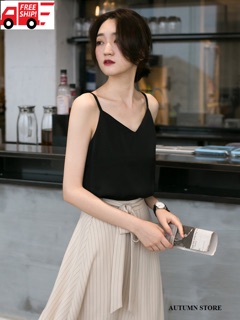ÁO HAI DÂY ĐŨI TẰM TRƠN