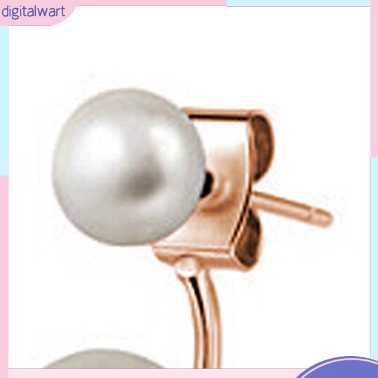 Cặp khuyên tai đính hạt ngọc trai nhân tạo sang trọng cá tính dành cho nữ