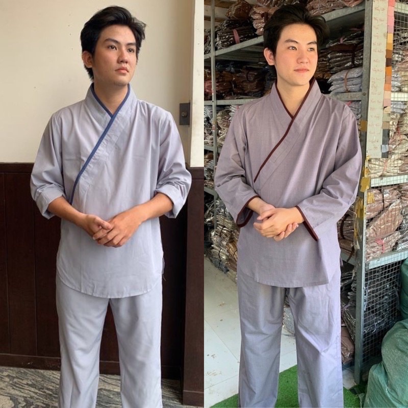 Đồ lam đi chùa nhât xéo cột dây Nam