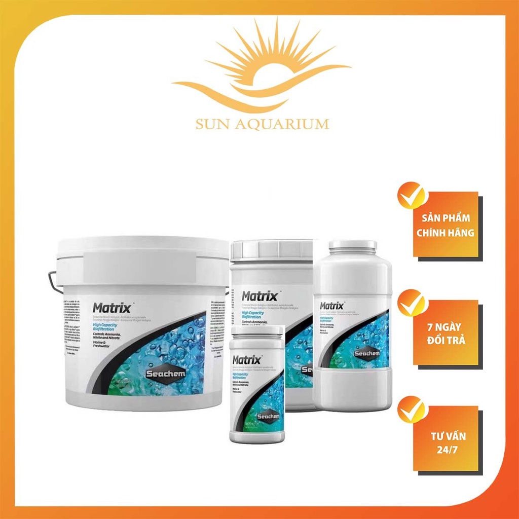 Vật Liệu Lọc Matrix Cho Bể Cá Trong, Sạch Nước  - Sun Aquarium