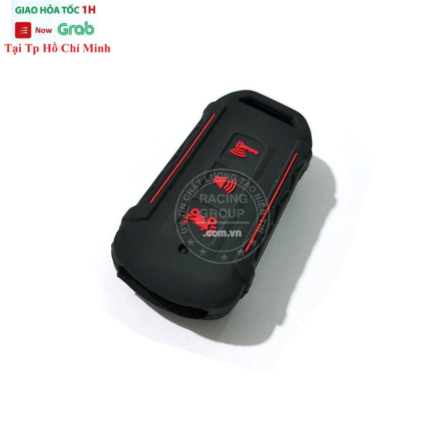 Bọc Khóa Cao Su Smartkey 3 Nút Cho Xe Sh, Sh Mode ( Màu Đen )