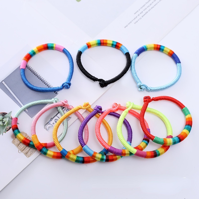 Set 612 Vòng Tay Dây Bện Nhiều Màu Thời Trang Unisex | BigBuy360 - bigbuy360.vn