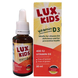 LUX KID'S Vitamin D3 dạng nhỏ giọt nhập khẩu Đức