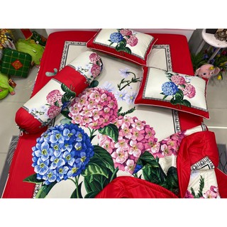 Drap thun lạnh 5D cao cấp mẫu hoa ( 5 màu)