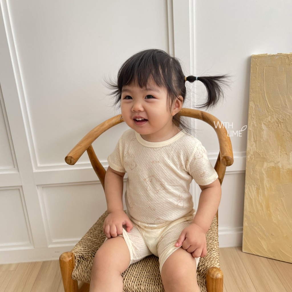 Lime&Blue Bộ đồ gấu cá cho bé trai , bé gái