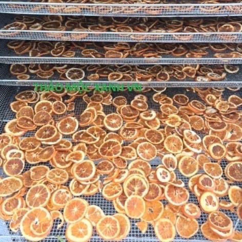 Trà cam vàng khô thái lát uống đẹp da túi 500g hàng khô cao cấp