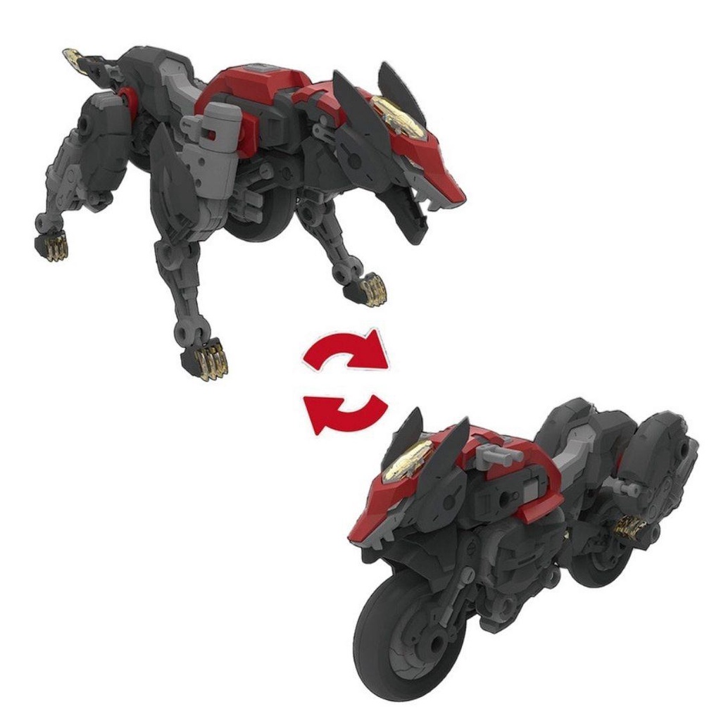 Mô hình Armored Puppet Shadow Wolf 7cm Number 57 CREATIVE FIELD Mô hình có khớp lắp ráp Nhựa PVC CHÍNH HÃNG NHẬT APCF01