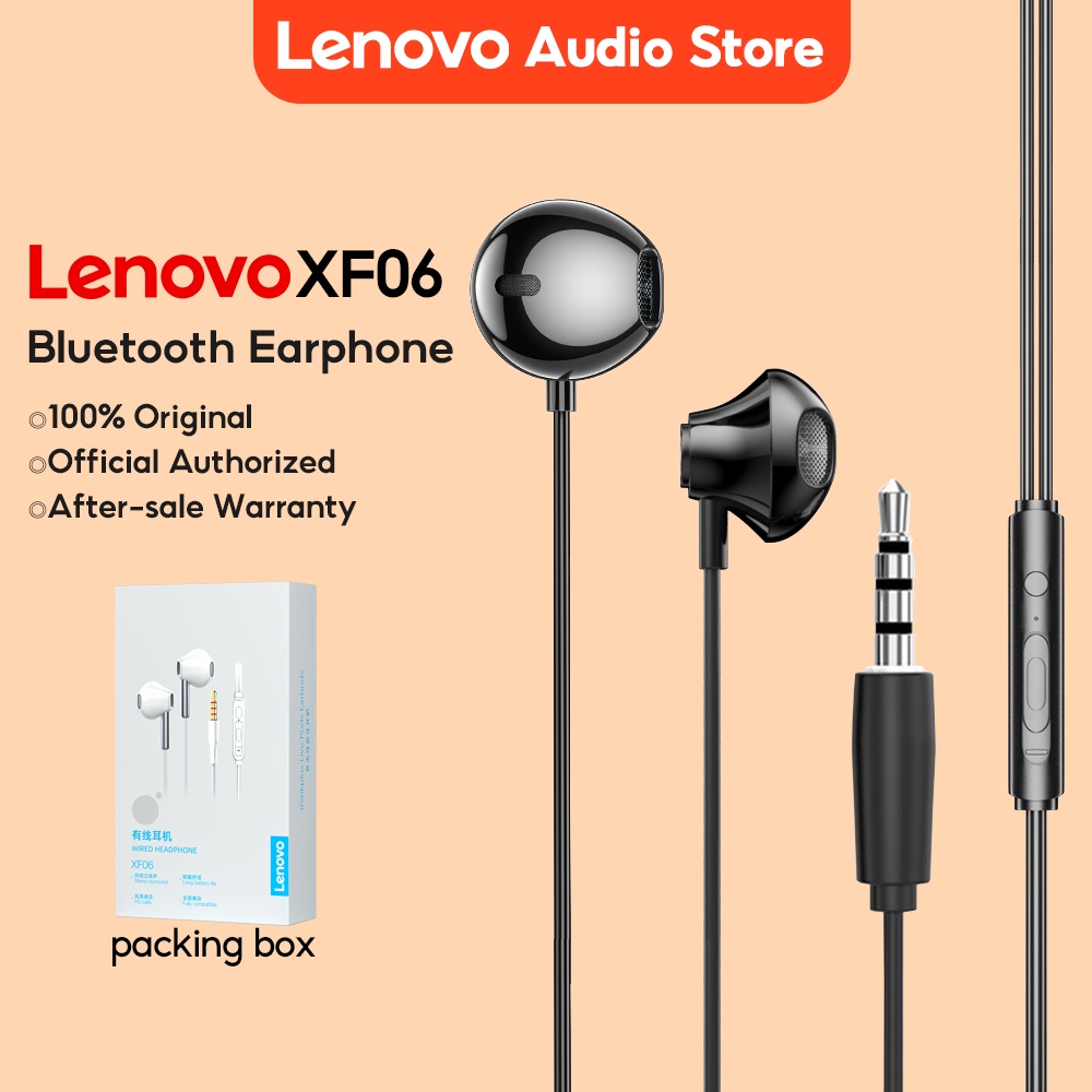 Tai nghe nhét tai Lenovo Xf06 8d 3.5mm có micro thumbnail