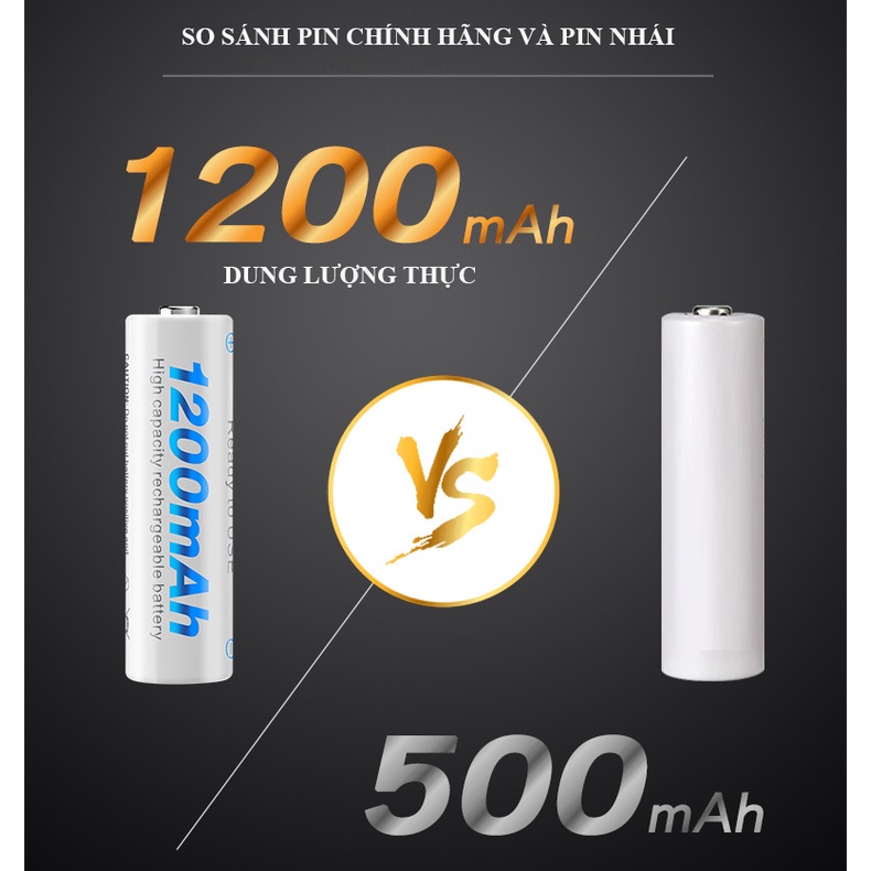 Bộ sạc C807B và pin tiểu AA AAA sạc lại chính hãng Beston (nhiều lựa chọn)