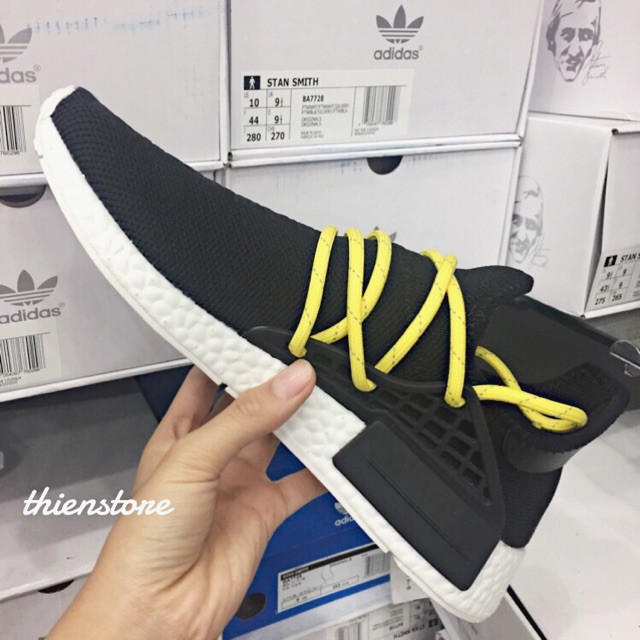 [Adidas giày]Giày Adidas NMD Human Race Giày Nmd Human Race Đen vàng Giày NMD Human Black Yellow ?