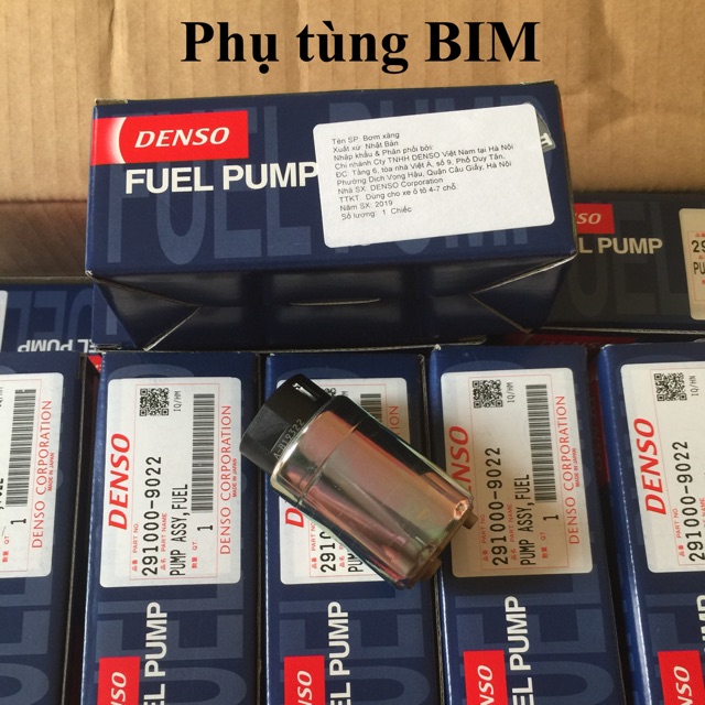 Bơm xăng Denso xịn chính hãng dùng cho xe Vios, Innova, Fortuner...